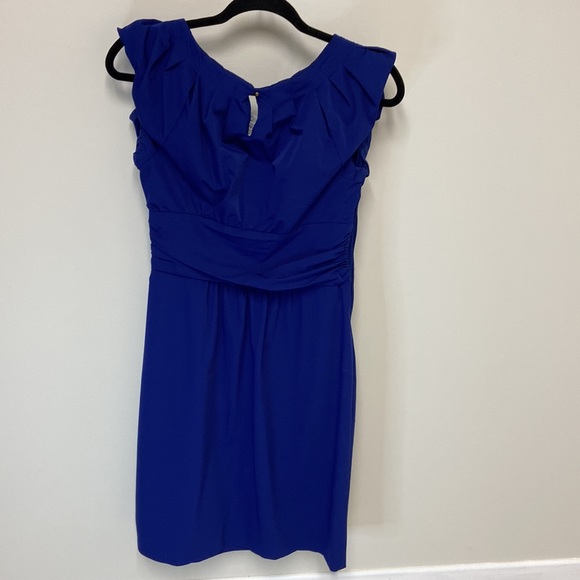 Bright royal blue Diane von Furstenberg dress size 6 - Picture 6 of 9